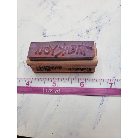 Lot of 10 Random Wood Mounted Rubber Stamps Hearts Spring Sayings - Picture 12 of 16